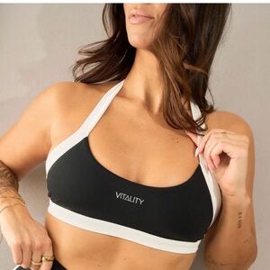 Cloud II™ Mini Halter Bra - Midnight Contrast